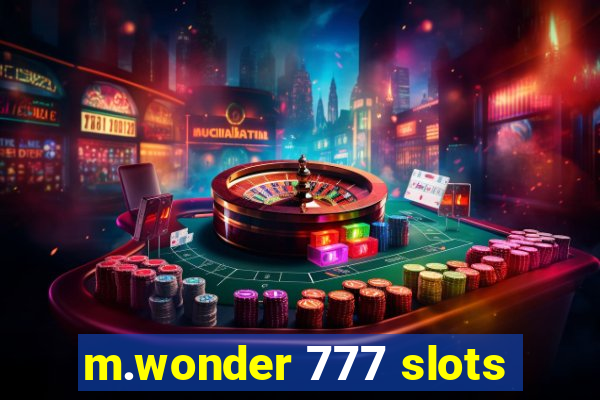 m.wonder 777 slots